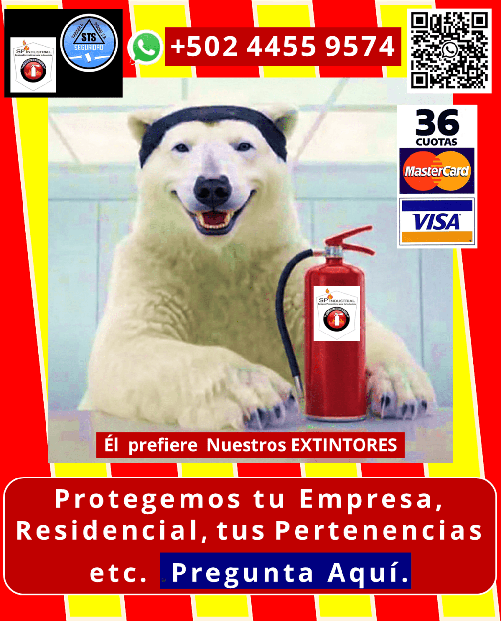 Pide información sin compromisos, con gusto te respondemos, Siguenos en INSTAGRAM @custodia365gt *Venta de extintores nuevos: Tipos ABC, AB, K, y más, adaptados a tus necesidades. *Recarga de extintores: Polvo químico seco, CO2, y otros, con garantía de calidad. *Variedad de tamaños y cilindros nuevos. *Bases para extintores: Instalación y mantenimiento en el área metropolitana de Guatemala y municipios aledaños (aplican condiciones). • Capacitación y prevención: *Capacitaciones: Uso correcto de extintores, primeros auxilios, simulacros de evacuación. *Planes de contingencia: Desarrollo de estrategias personalizadas para tu empresa. • Mantenimiento especializado: *Mantenimiento de hidrantes y sistemas de detección de incendios. • Señalización y evacuación: *Señalización general de evacuación: *Te ayudamos a Cumplir con las medidas reglamentarias del Ministerio de Trabajo, IGSS etc. • Seguridad industrial integral: Ofrecemos artículos de seguridad industrial, para todo tipo de instalaciones. ¿Por qué elegirnos? • Amplia experiencia en seguridad industrial. • Productos y servicios de alta calidad. • Cumplimiento de normativas vigentes. • Personal capacitado y profesional. • Atención personalizada. No esperes a que ocurra un incidente. Protege tus espacios y personal con nuestras soluciones integrales. Contáctanos hoy mismo: • Teléfono: 4455 9574 . #extintores #alarmas #extintoresdeincendio #incendios #extintoresparaempresas
